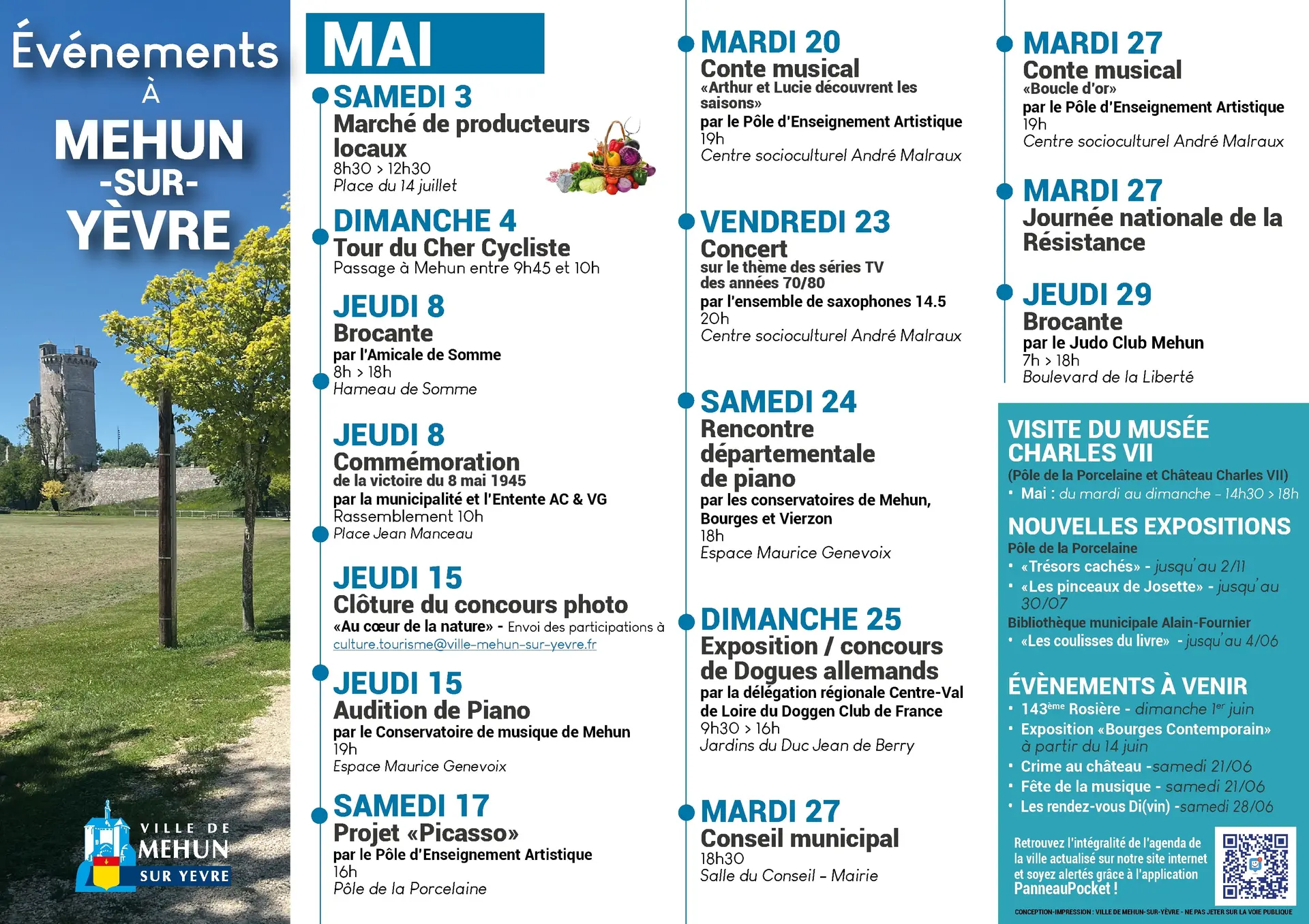 Evènements Mai 2025 Mehun-sur-Yèvre