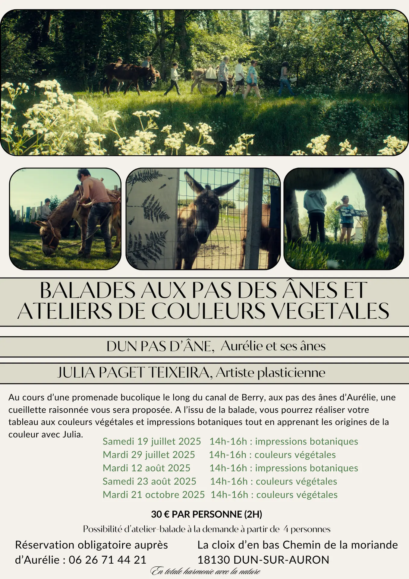 Affiche Impression végétales DPA 2025