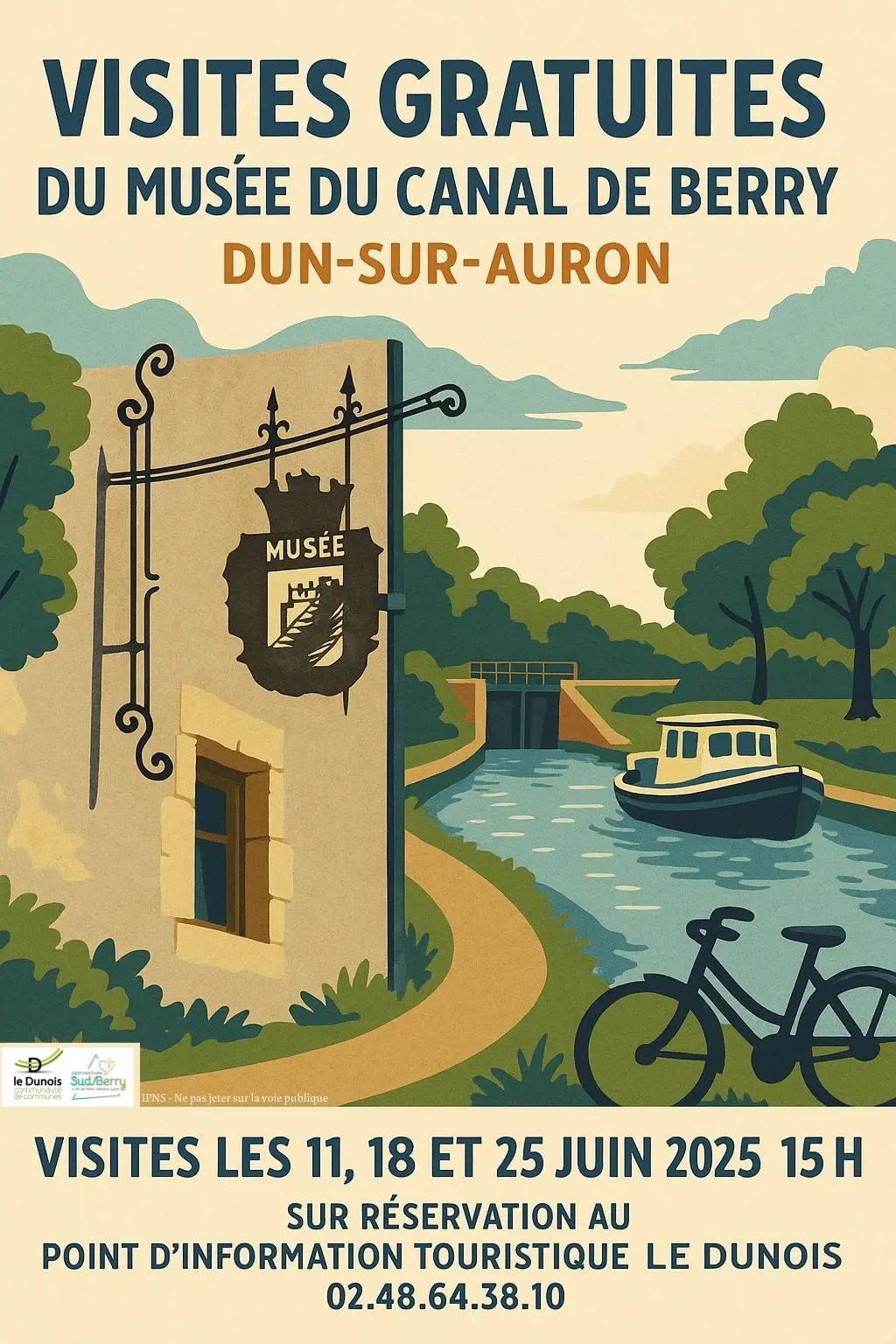 affiche visites musée juin 2025