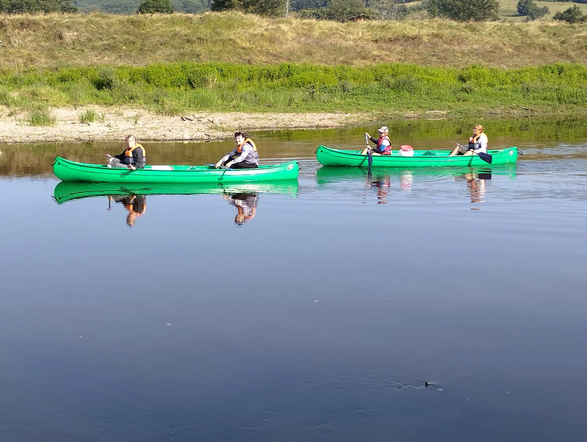 canoe 2 Cher Noirlac (c) base nautique Virlay Ville Saint amand Montrond