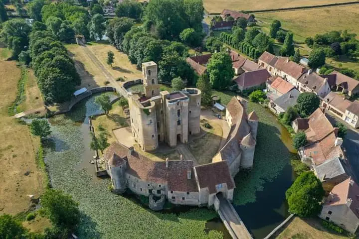 chateau vue aerienne