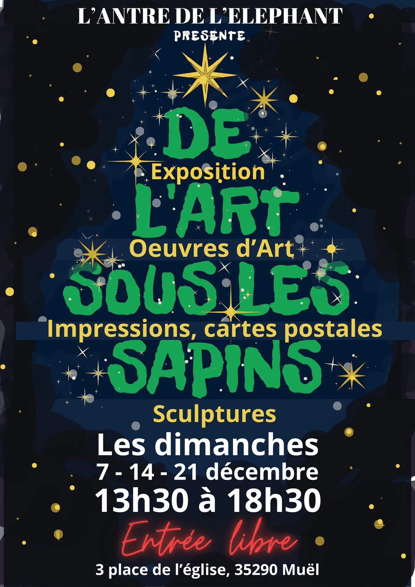 L'Art sous les sapins