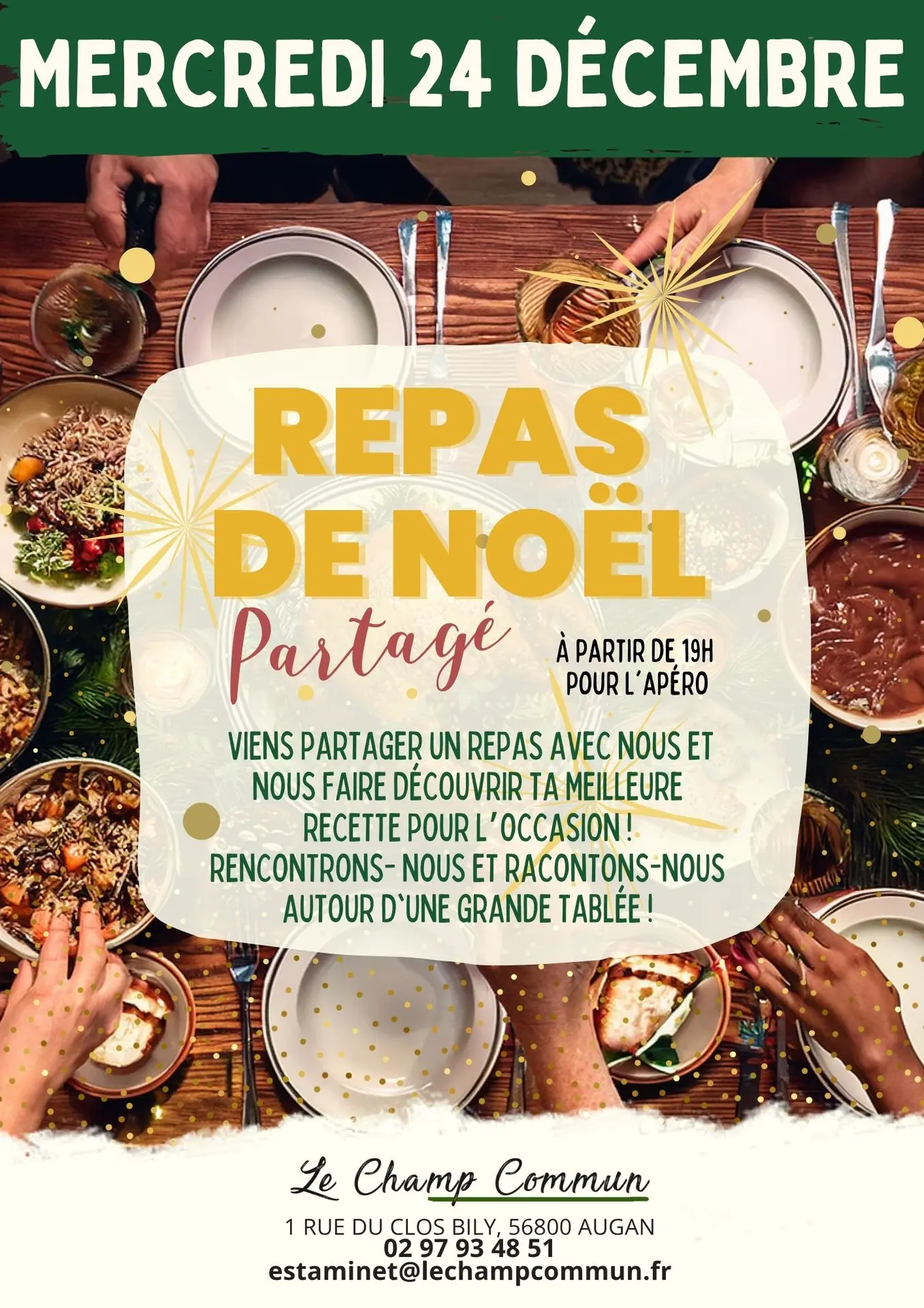 Repas de Noël partagé