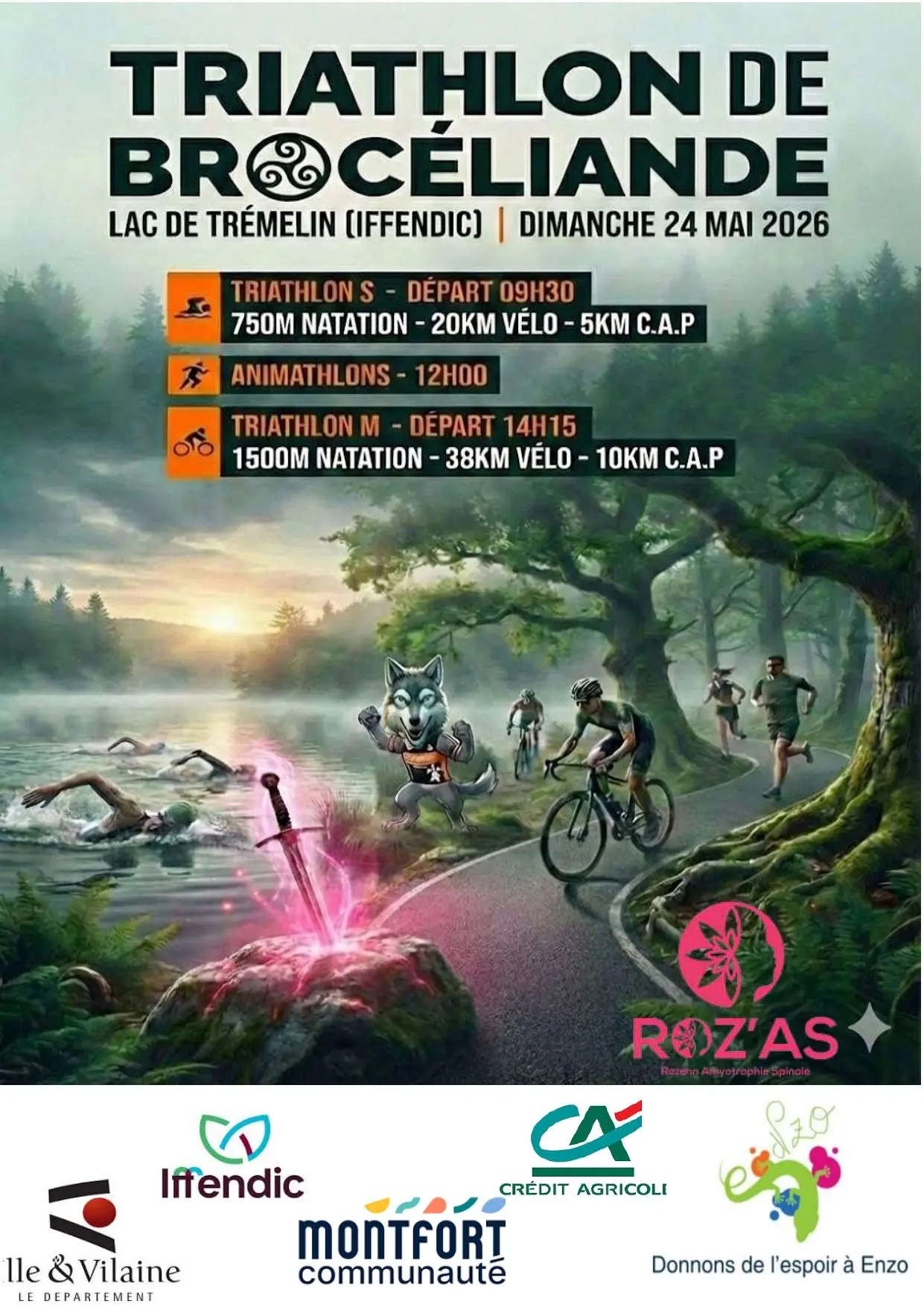 Triathlon de Brocéliande