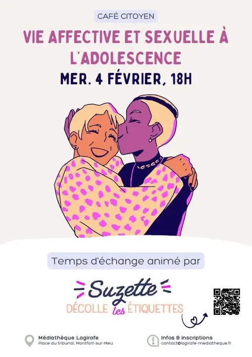Café citoyen Vie affective et sexuelle à l'adolescence