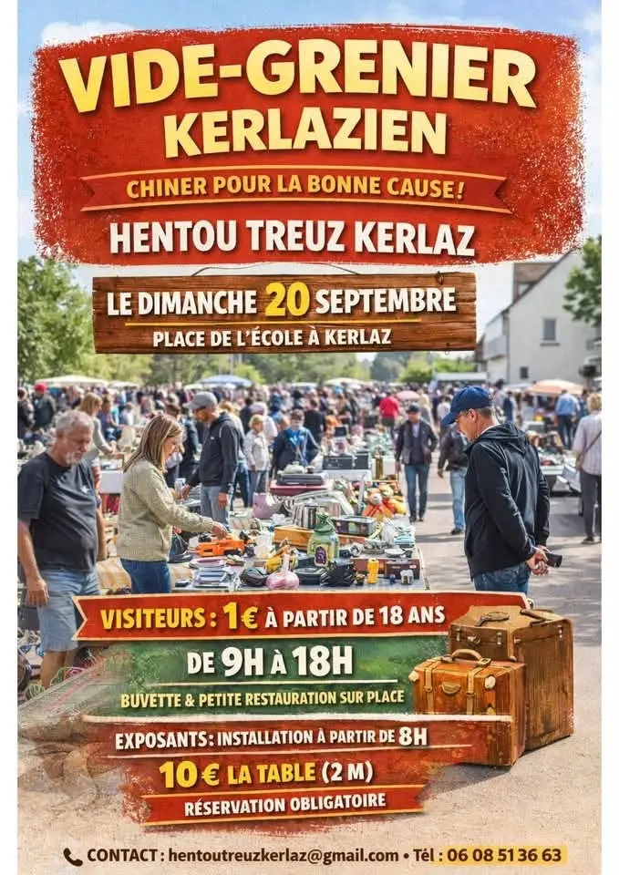 Vide grenier Kerlaz