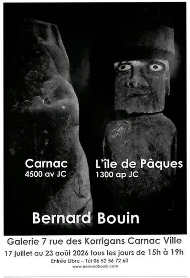 17 juillet au 23 août - exposition Bernard Bouin - CARNAC