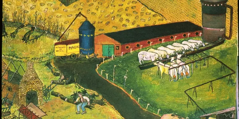 Exposition  autour des tableaux de Lucien Pouëdras