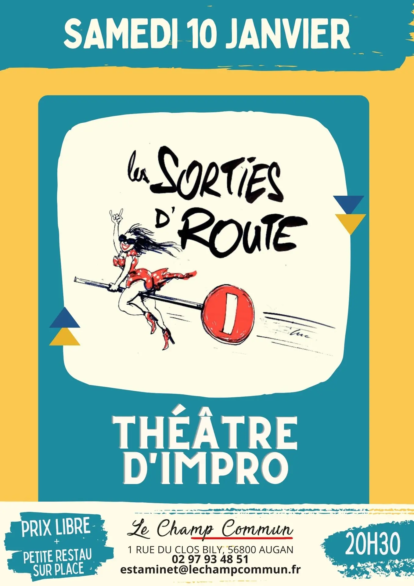 Théâtre d'impro au Champ Commun