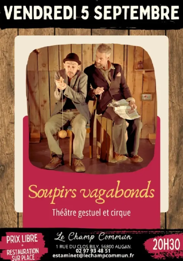 Affiche-Soupirs vagabonds-Champ Commun-septembre-25