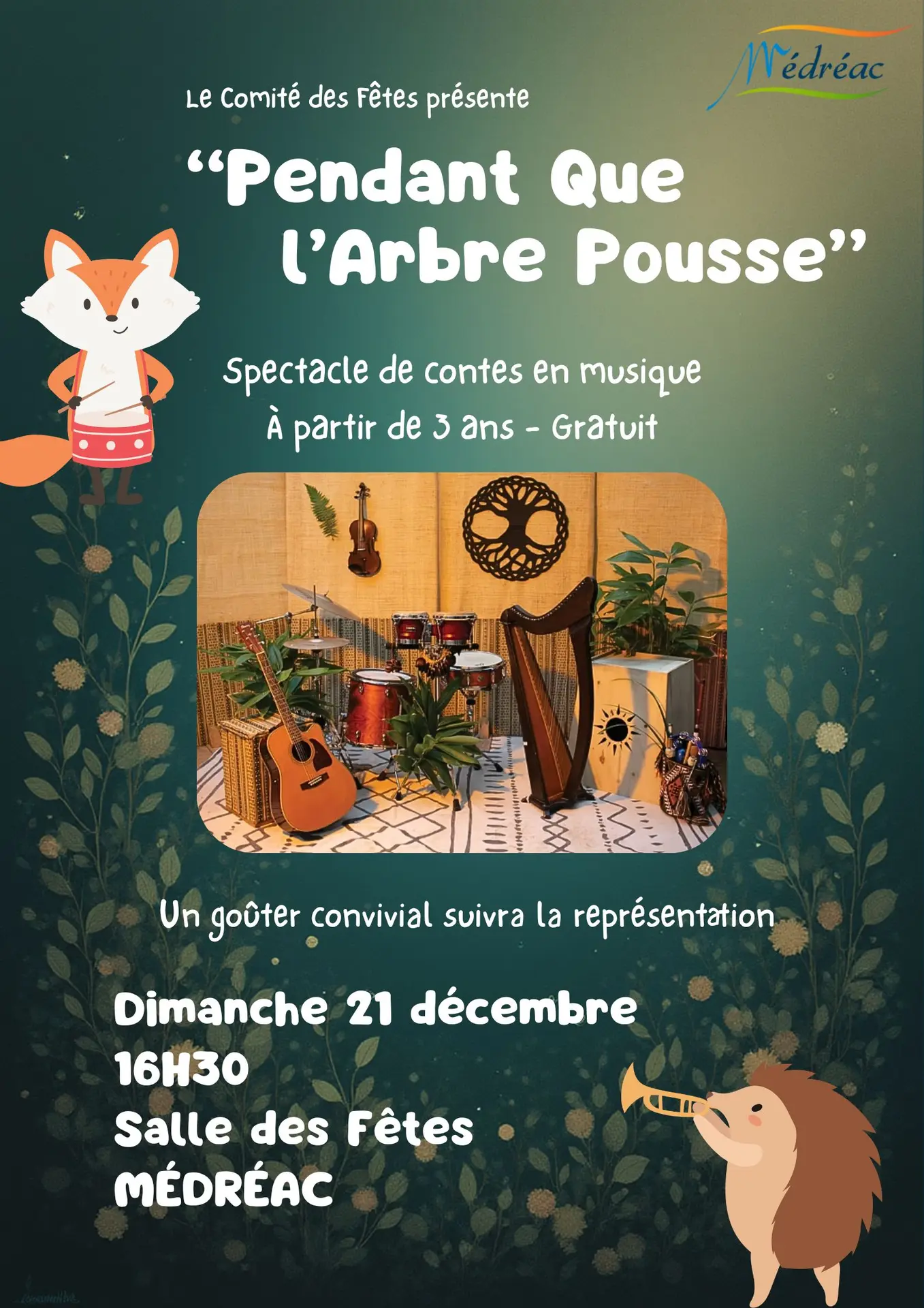 Affiche Spectacle Pendant que l'arbre pousse