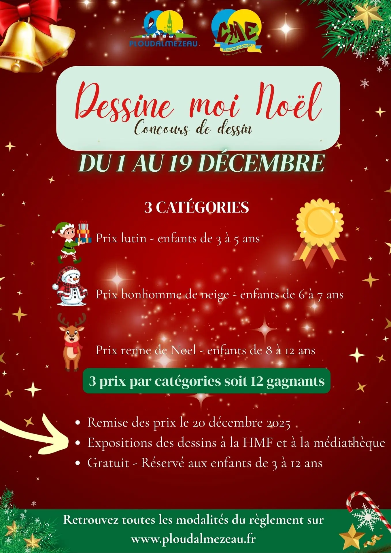 Affiche concours de dessin - CME