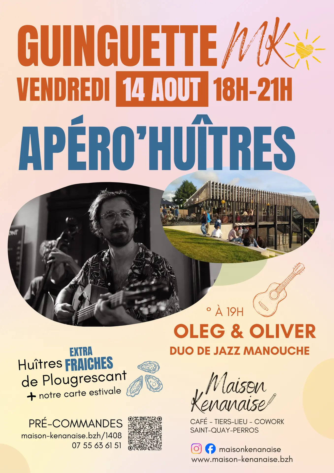 Apéro'Huîtres avec Oleg et Oliver
