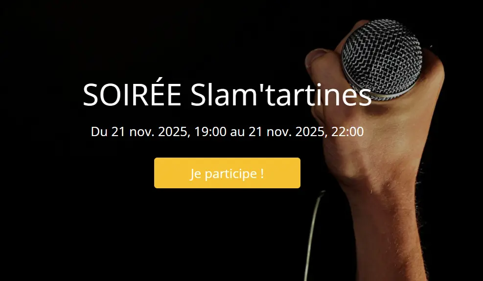 Soirée Slam'tartines