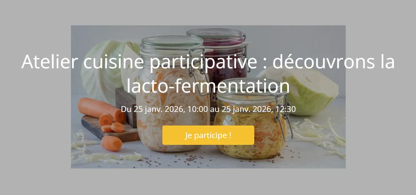 Atelier cuisine participative : découvrons la lacto-fermentation