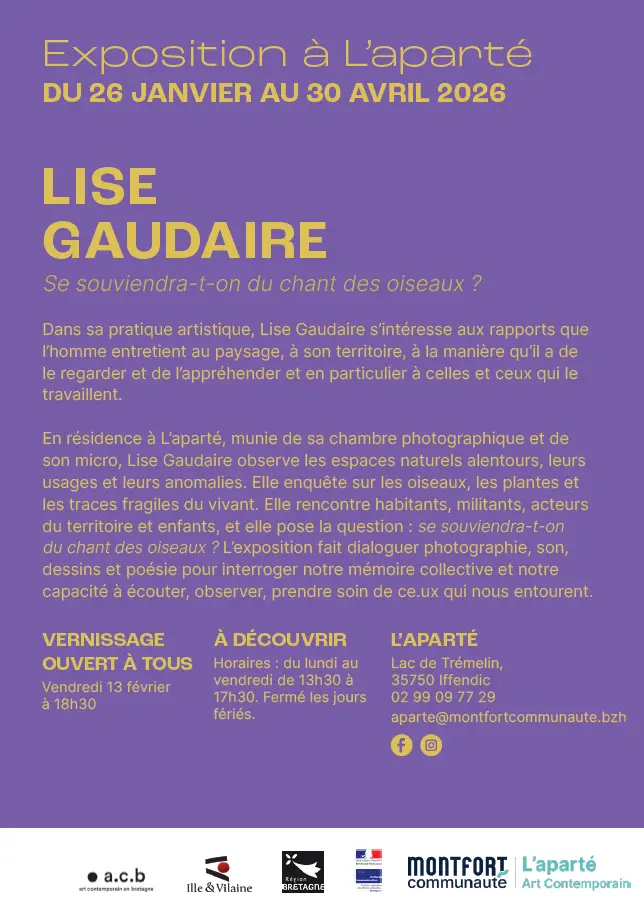 Exposition Se souviendra-t-on du chant des oiseaux ?