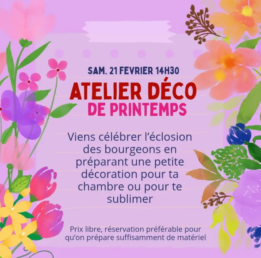 Atelier Déco de Printemps