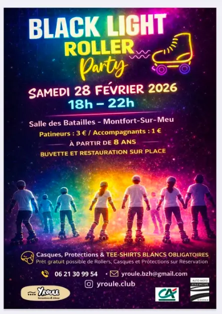 BLack Light Roller Party