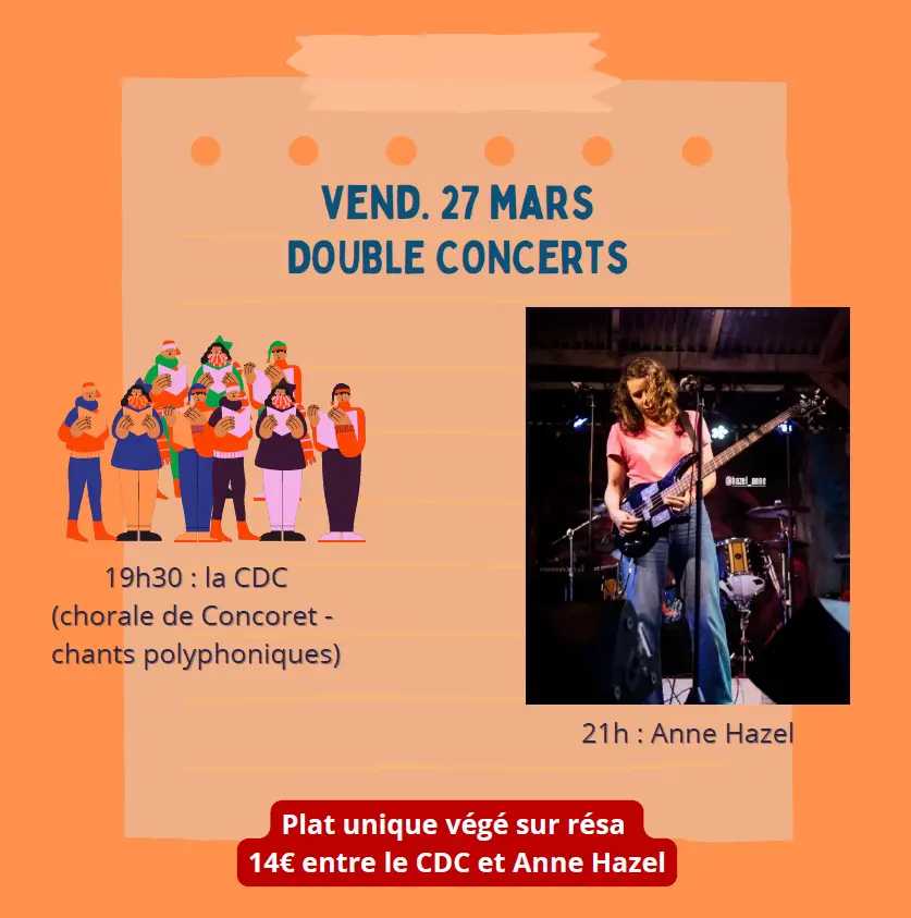 Soirée Double Concerts