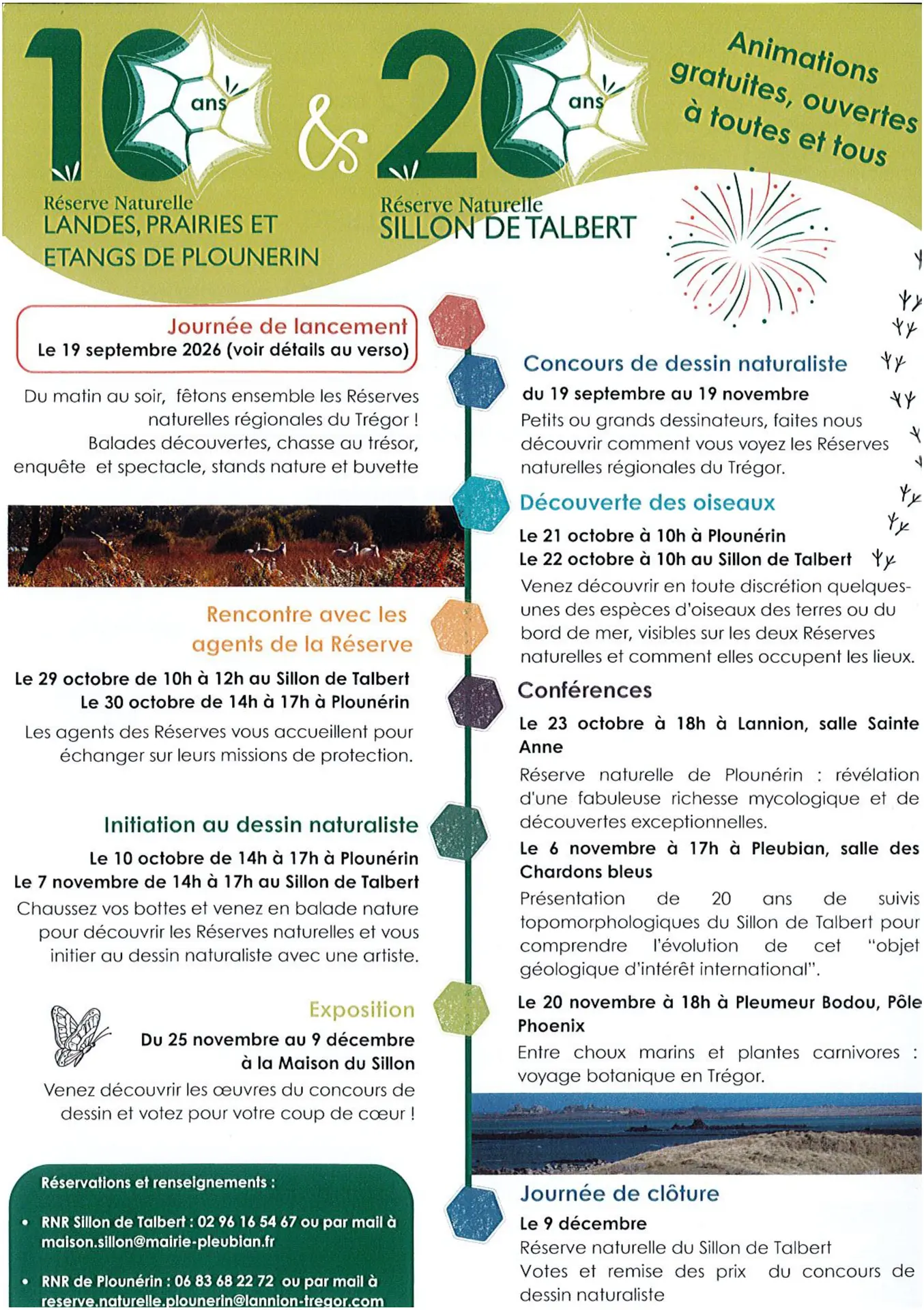 Anniversaires des réserves naturelles régionales