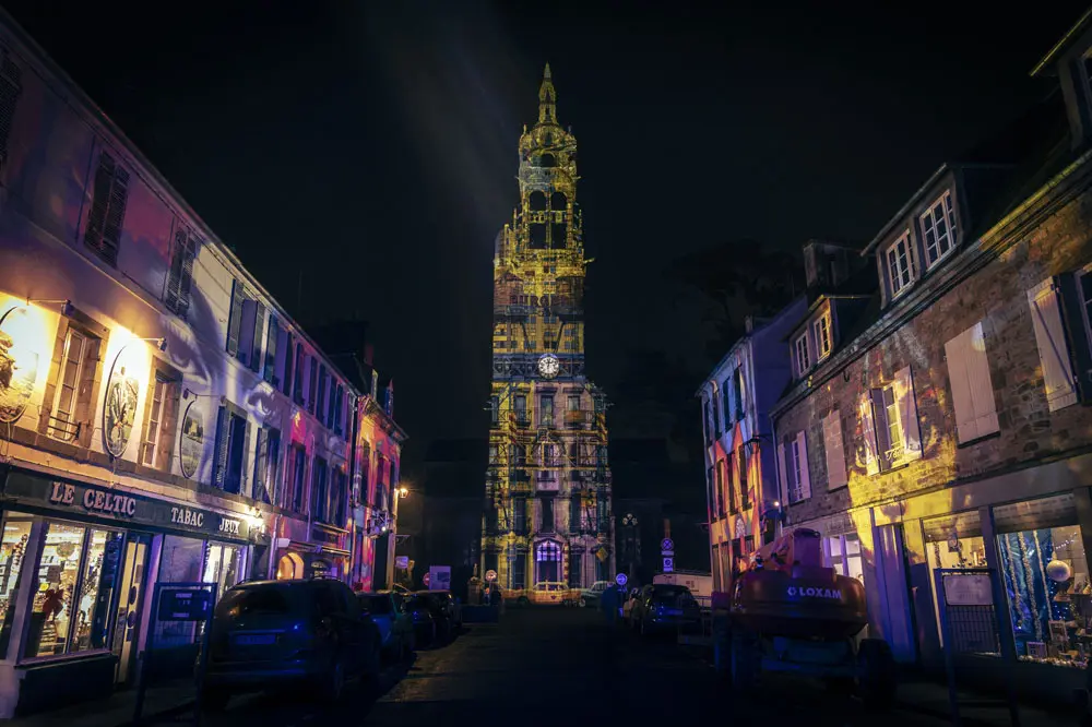 Nuit d’hiver à Landerneau