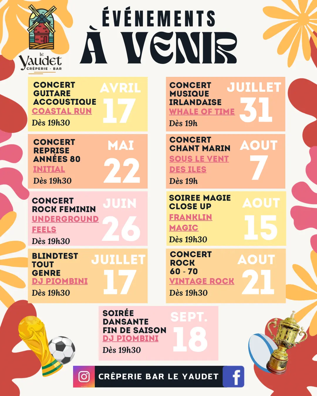 Evénement de l'été