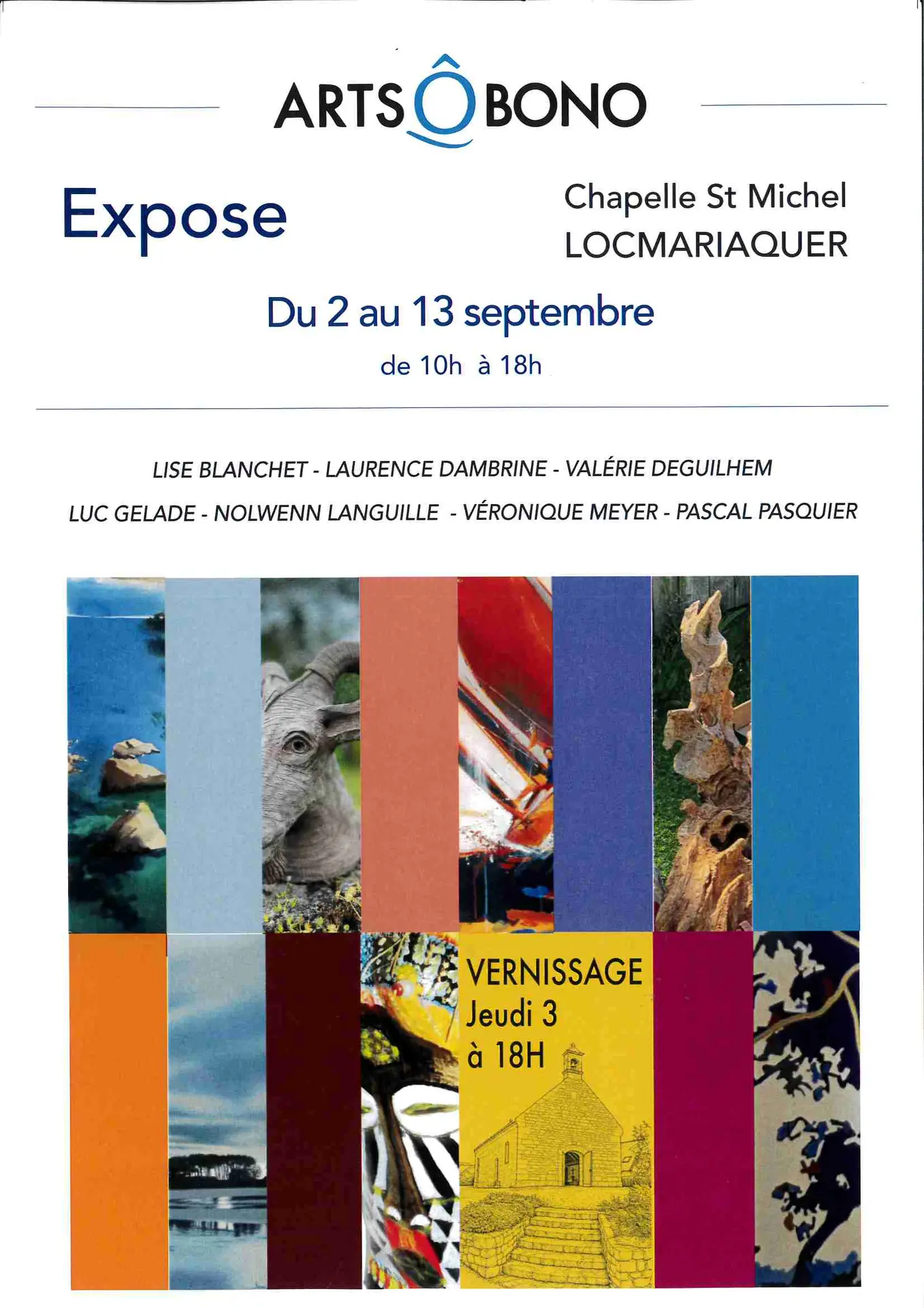 Expo ArtsOBono St Michel sept 2026