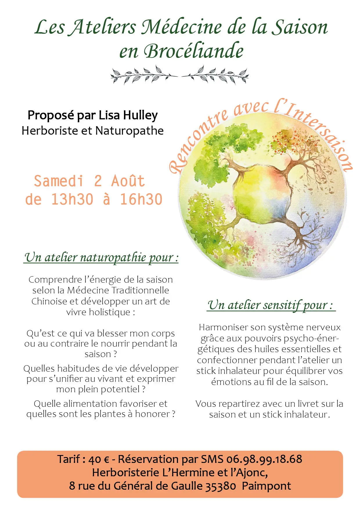 Atelier intersaison aout 2025