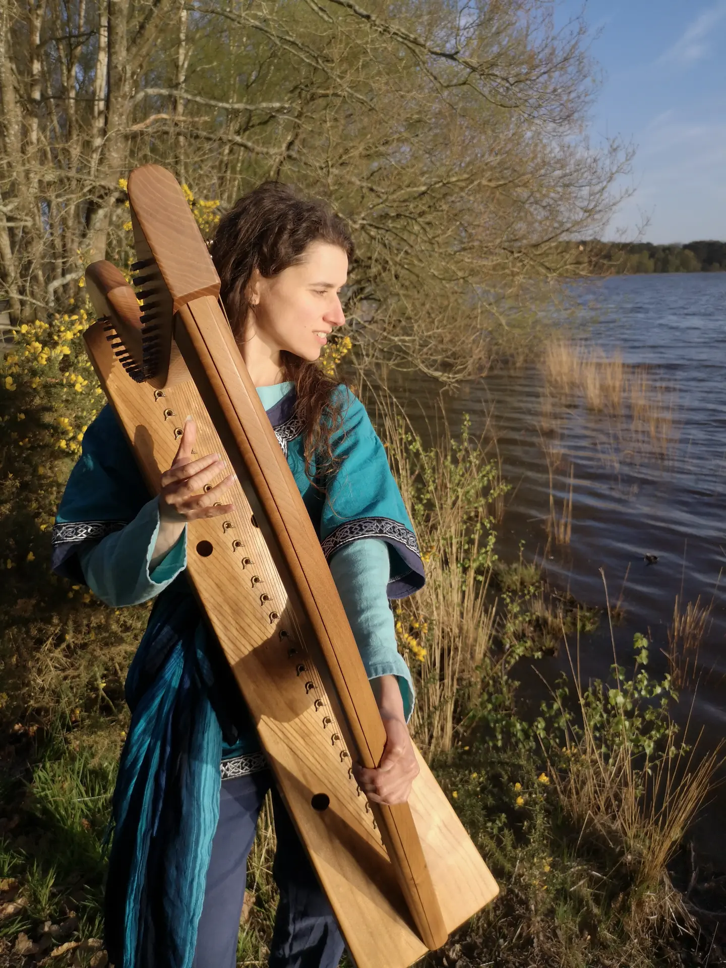Morgan & sa harpe - Paimpont