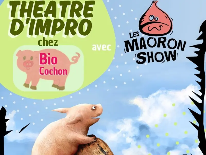 théâtre-improvisation_ferme-pédagogique_labyrinthe_mais_biocochon_Mauron
