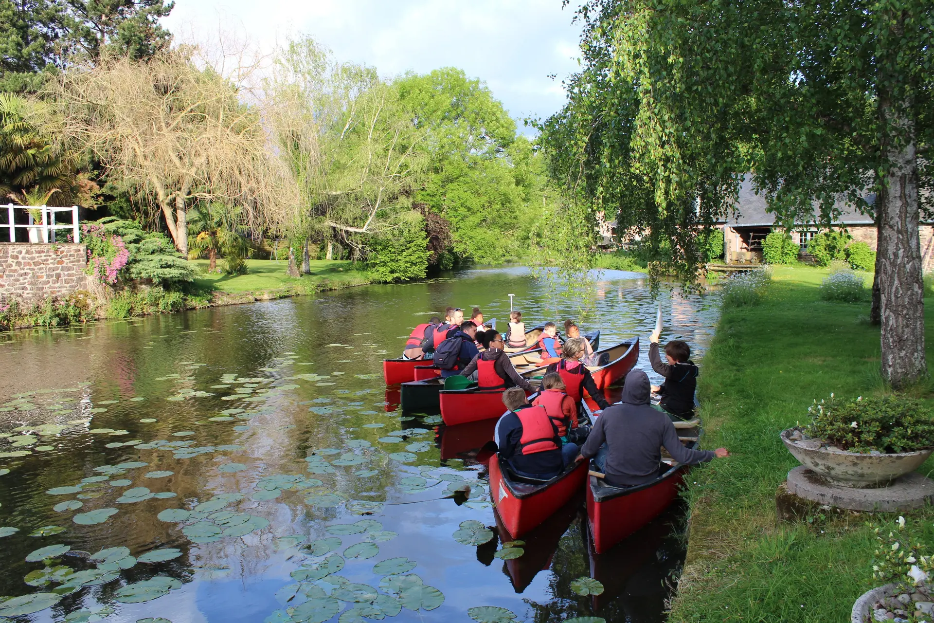 Visite guidée en canoë-kayak Montfort-sur-Meu