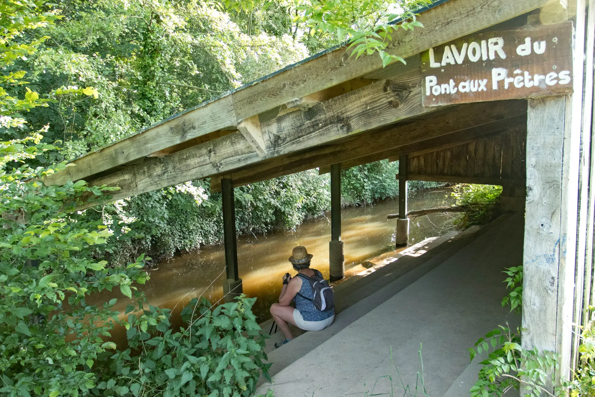 Lavoir du Pont aux prêtres Saint Gonlay