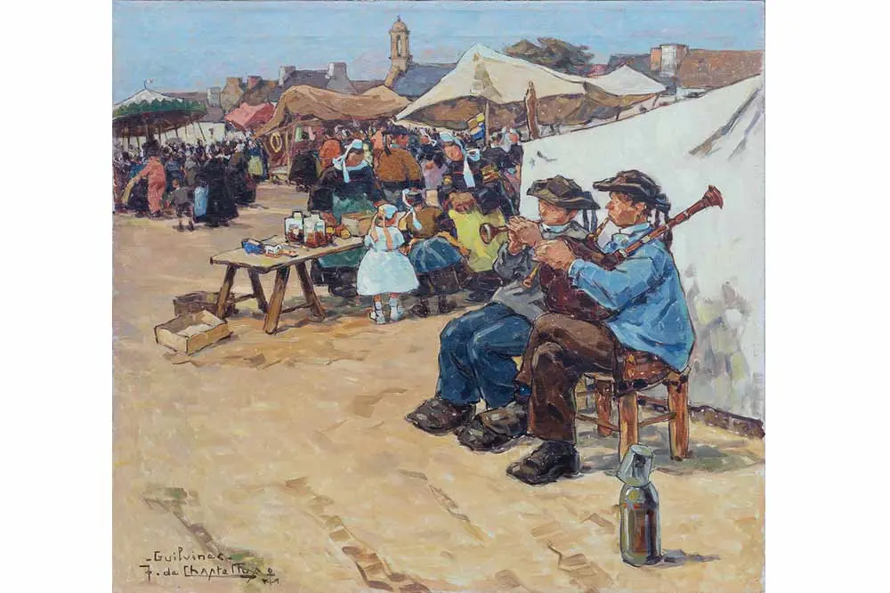 Les sonneurs vus par les artistes en Bretagne (1800-1950)