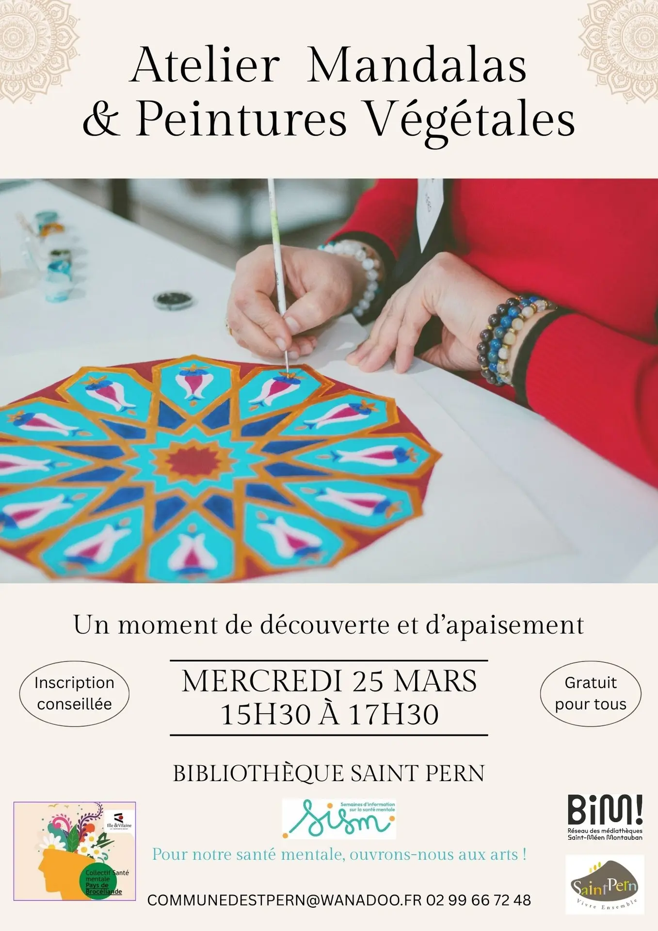 Mandalas et peintures végétales