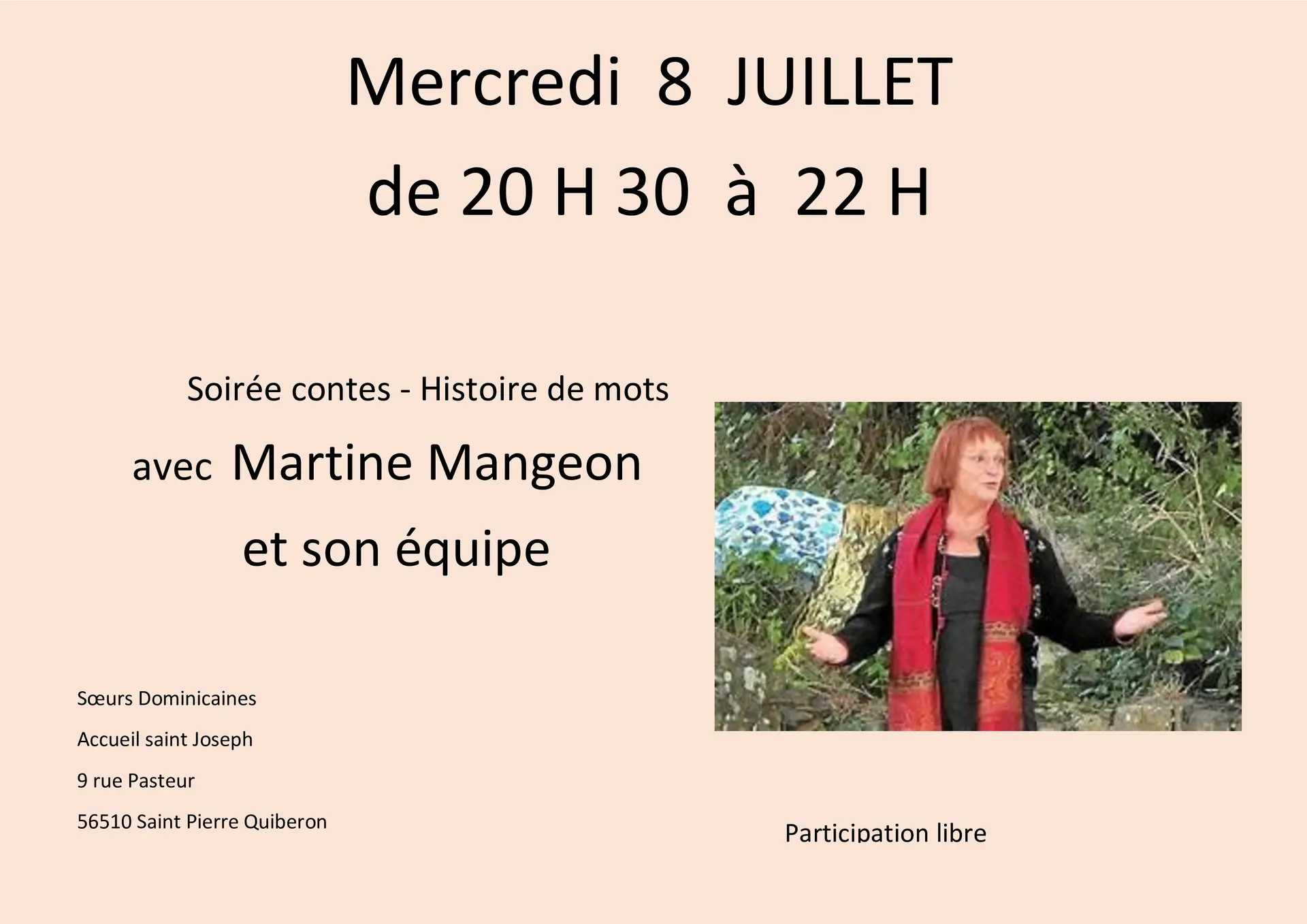 Mercredi 8 JUILLET Martine
