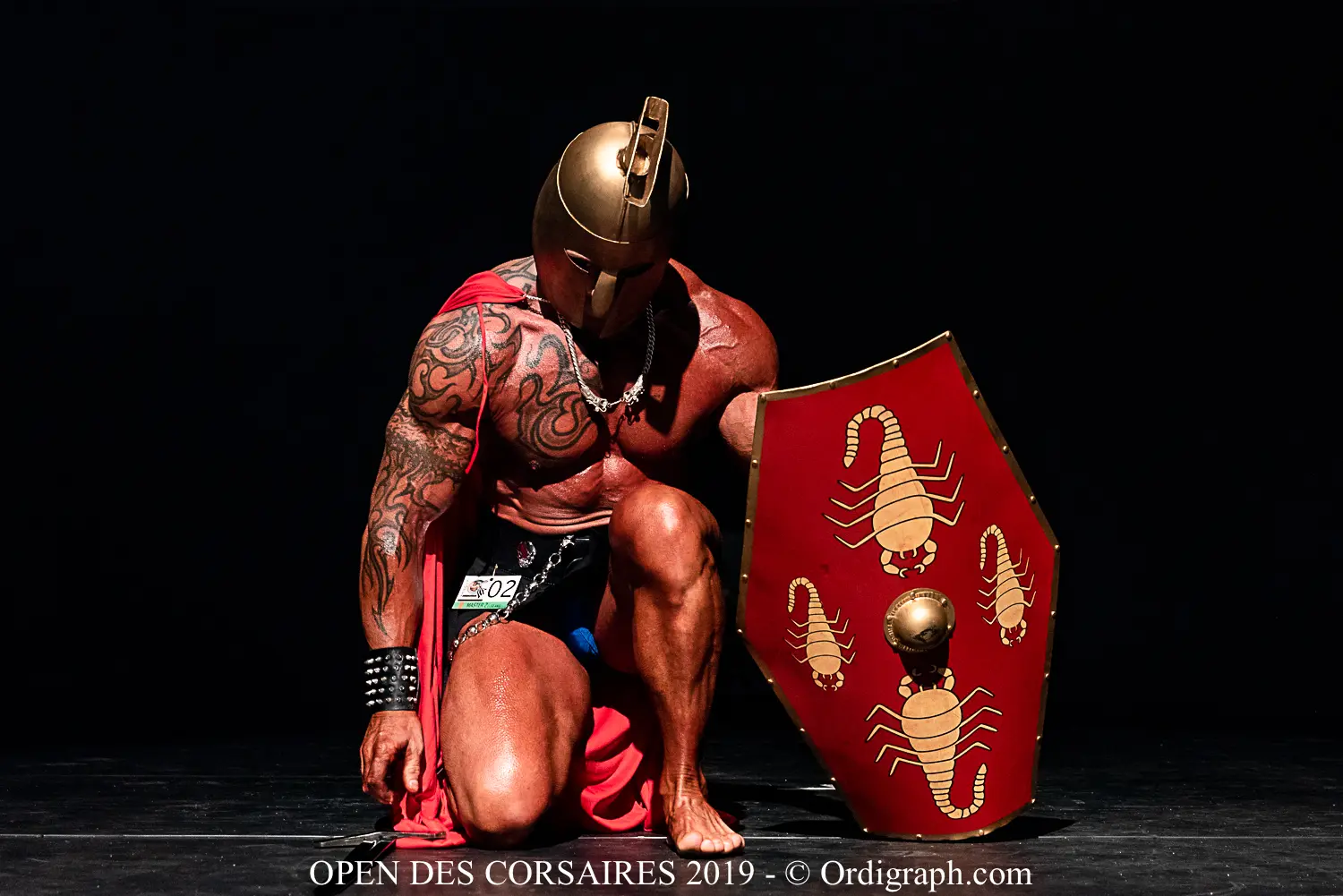 Open des corsaire's 2019-18 Posing libre des athlètes, c’est le côté spectacle