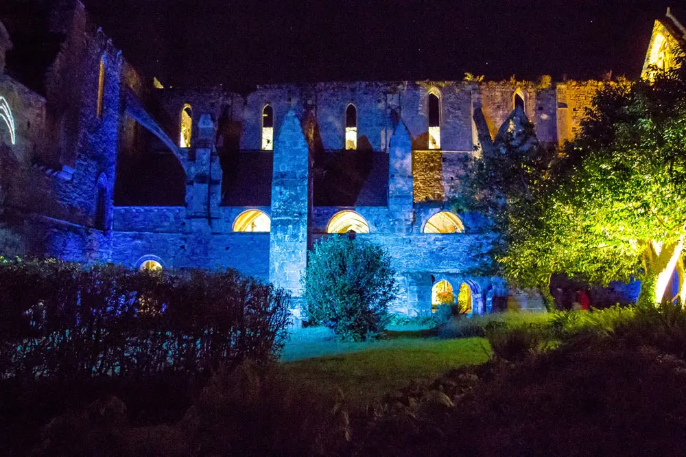Noël à Beauport - llumination du Cloitre