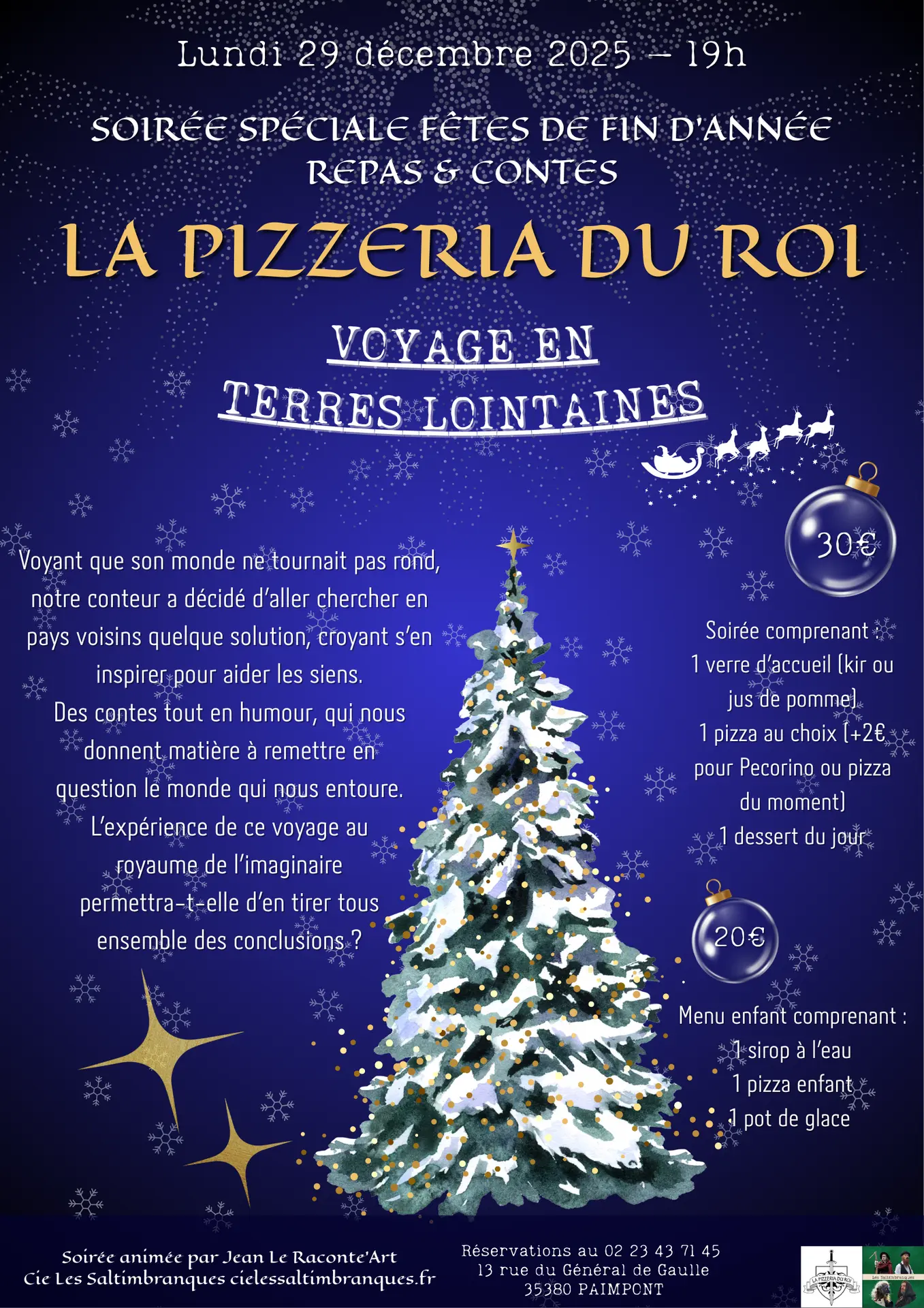 Pizzeria du Roi 29.12.2025 - Affiche/flyer