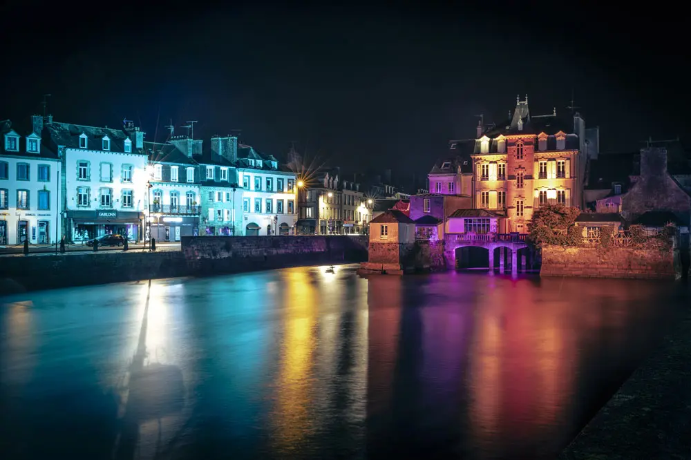 Nuit d’hiver à Landerneau