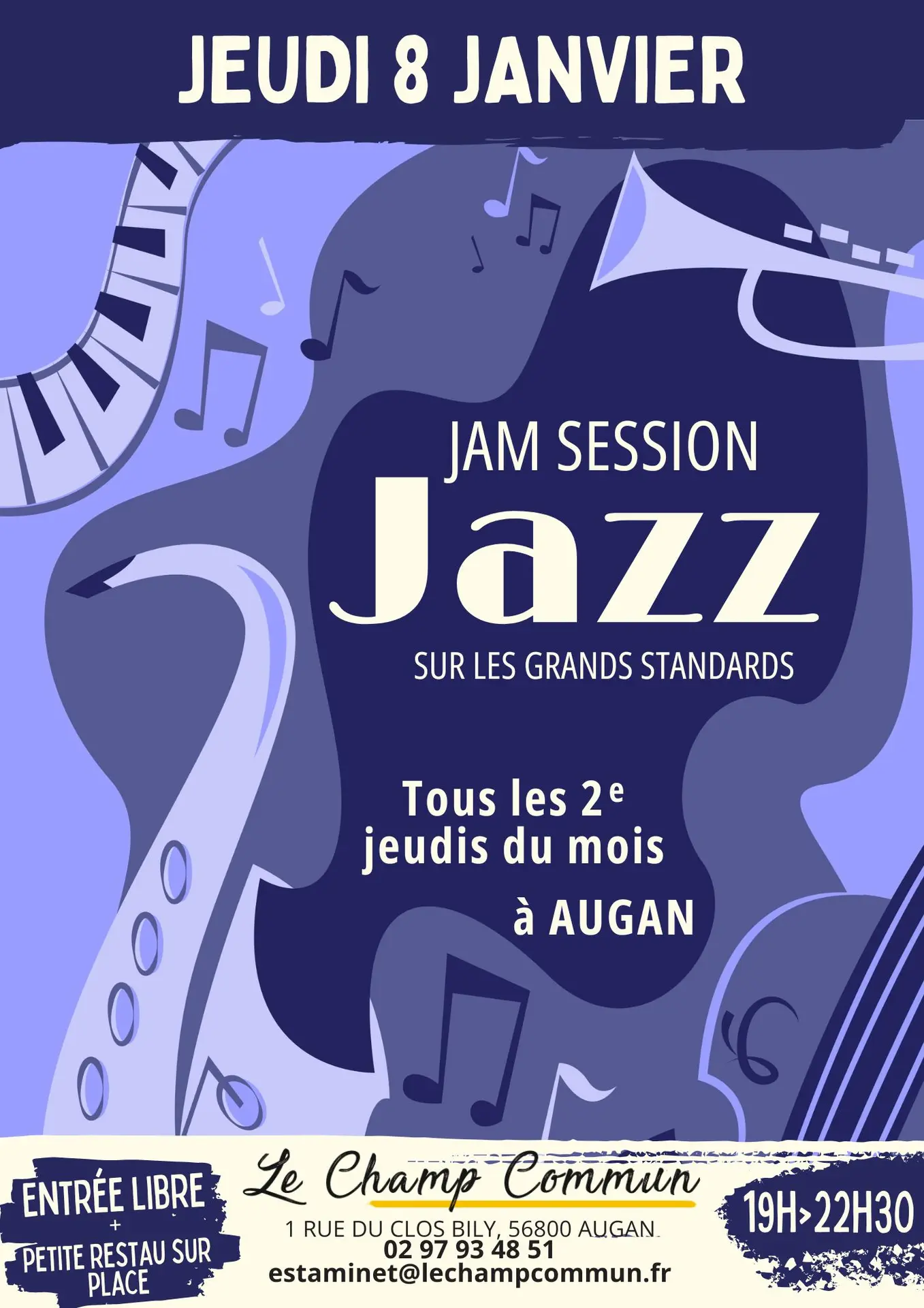 SESSIONS JAZZ - SESSION JAZZ JANVIER