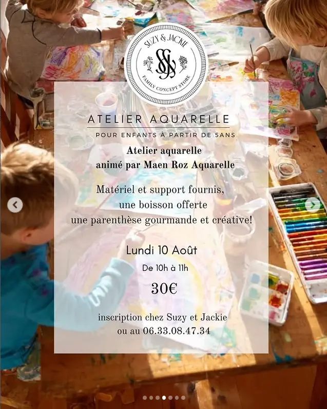 Atelier aquarelle enfant