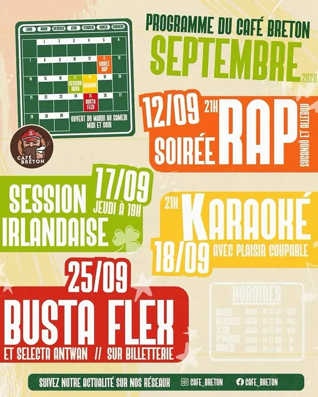 Programme de Septembre