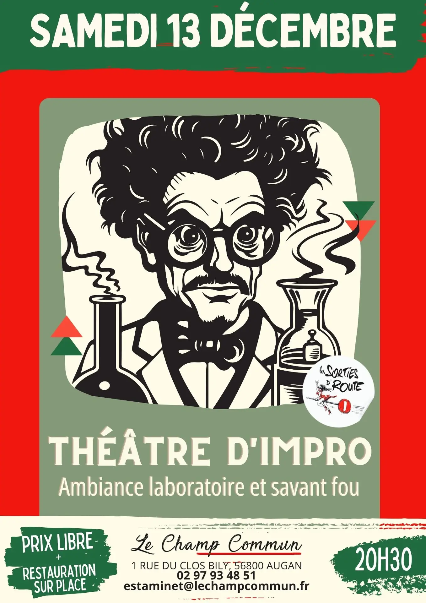 Théâtre d'impro au Champ Commun