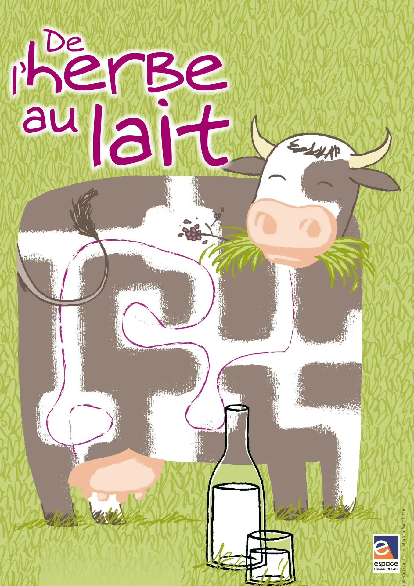 Visuel exposition De l'herbe au lait 12 mai au 6 juin 2026