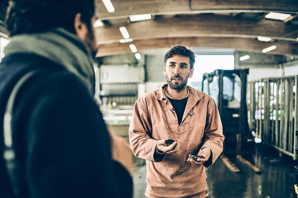 Visite du chantier ostréicole Maison Legris
