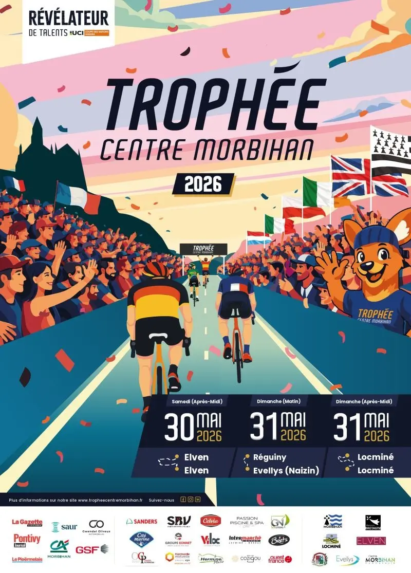 affiche course centre morbihan