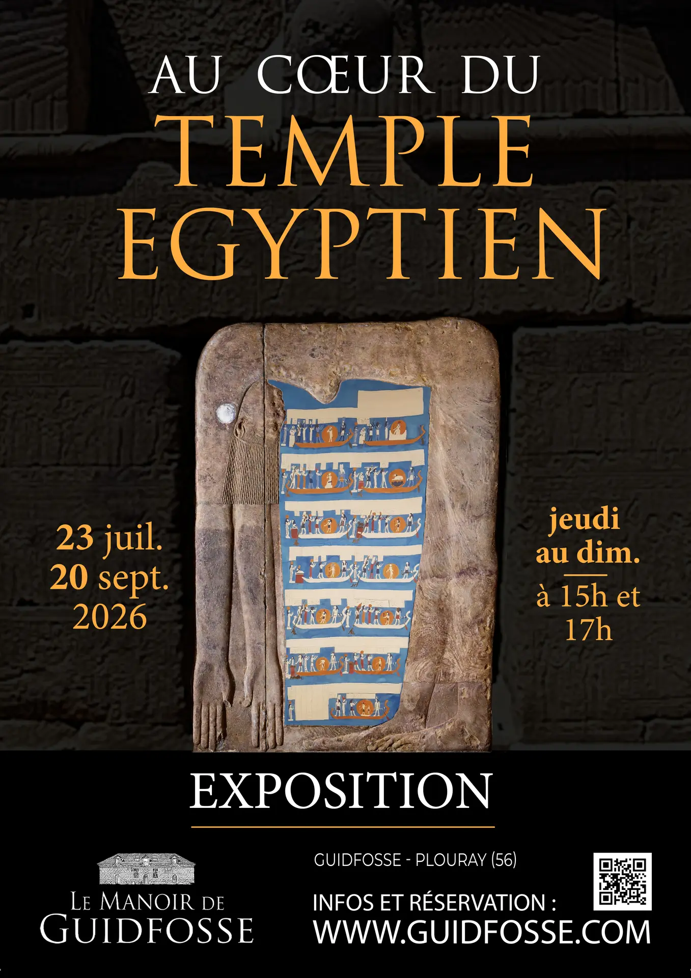 Au cieur du temple Egyptien