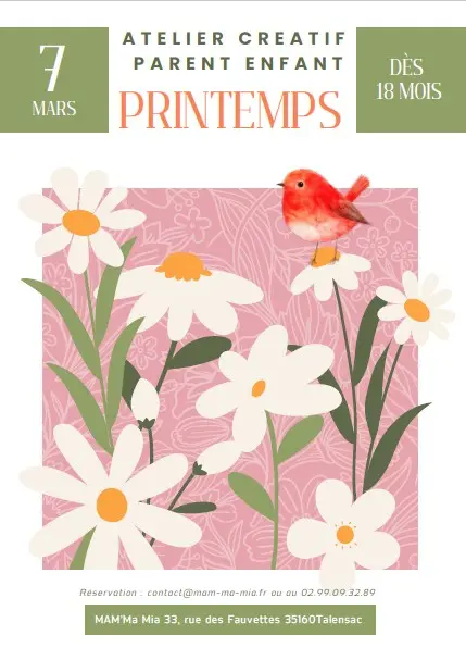 Atelier créatif spécial Printemps à la MAM