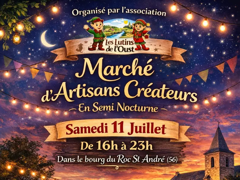 Marché - créateurs - Val Oust - Roc Saint André - Destination - Brocéliande