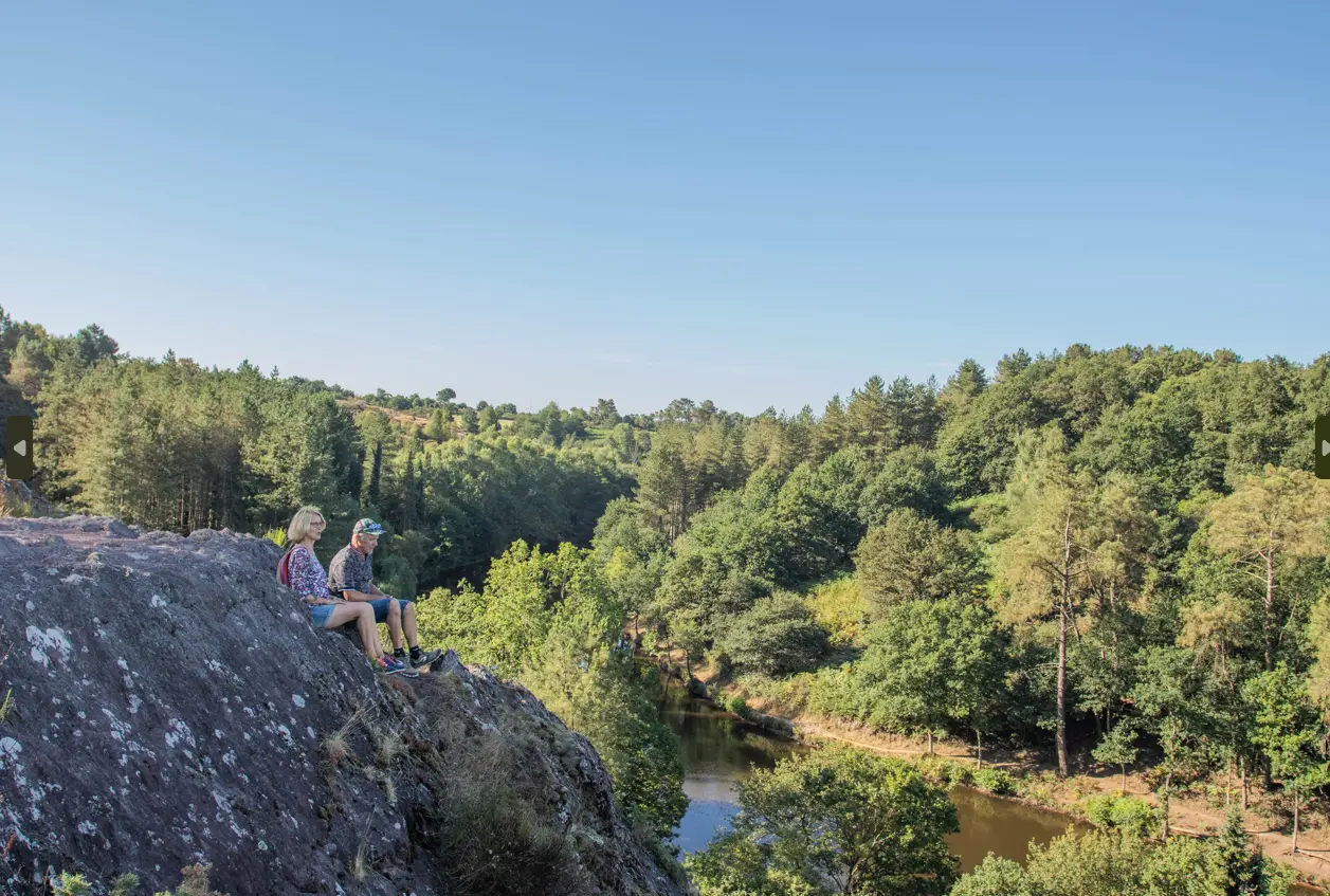 randonnée au vallon de la chambre au Loup Iffendic